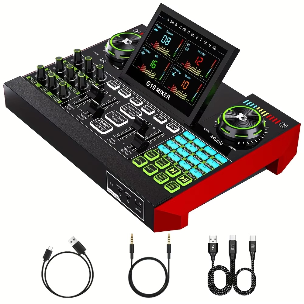 Pc Gaming Live Streaming - Tenlamp G10 Podcast Microfoonbundel met Live
