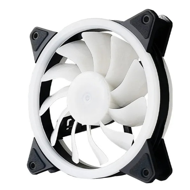 Pc Gaming Desk - 120mm RGB Stille, instelbare pc-koelventilator met
