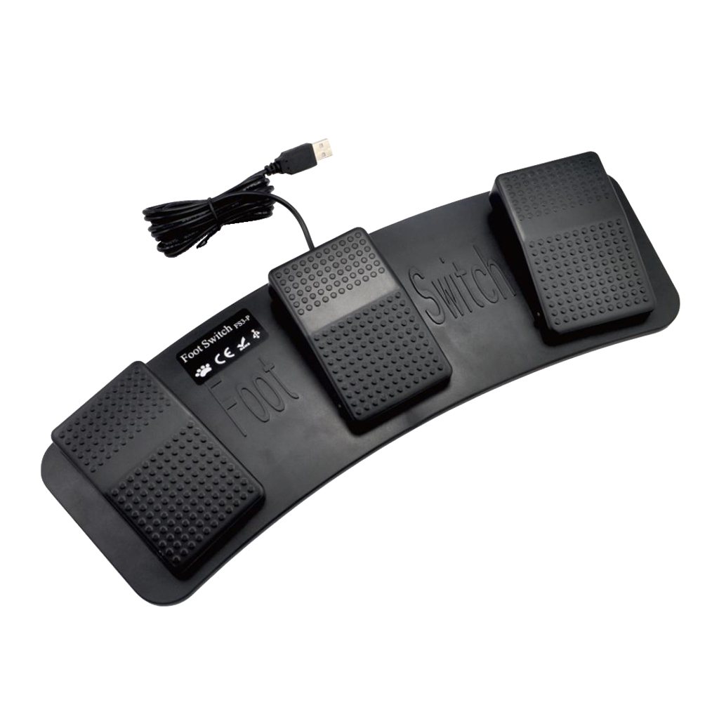 Usb Foot Pedal Gaming - Programmeerbare Triple Voetpedaal Schakelaar Voor Game