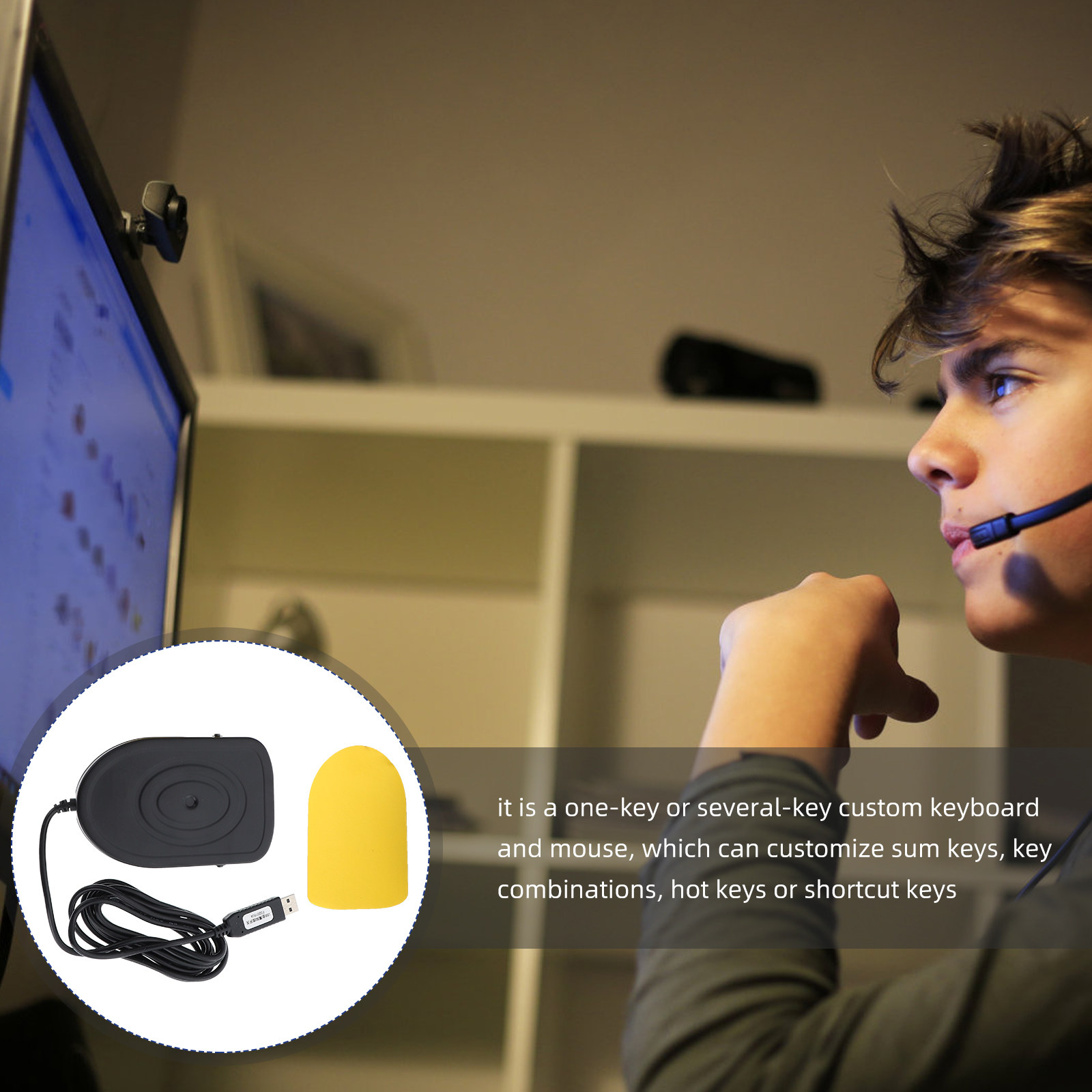 USB-voetpedaal, metalen mechan - Usb Foot Pedal Gaming recensie en prijs