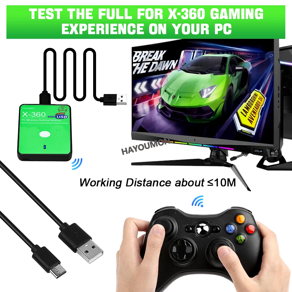 Draadloze Gaming Ontvanger USB - Pc Gaming Xbox recensie en prijs