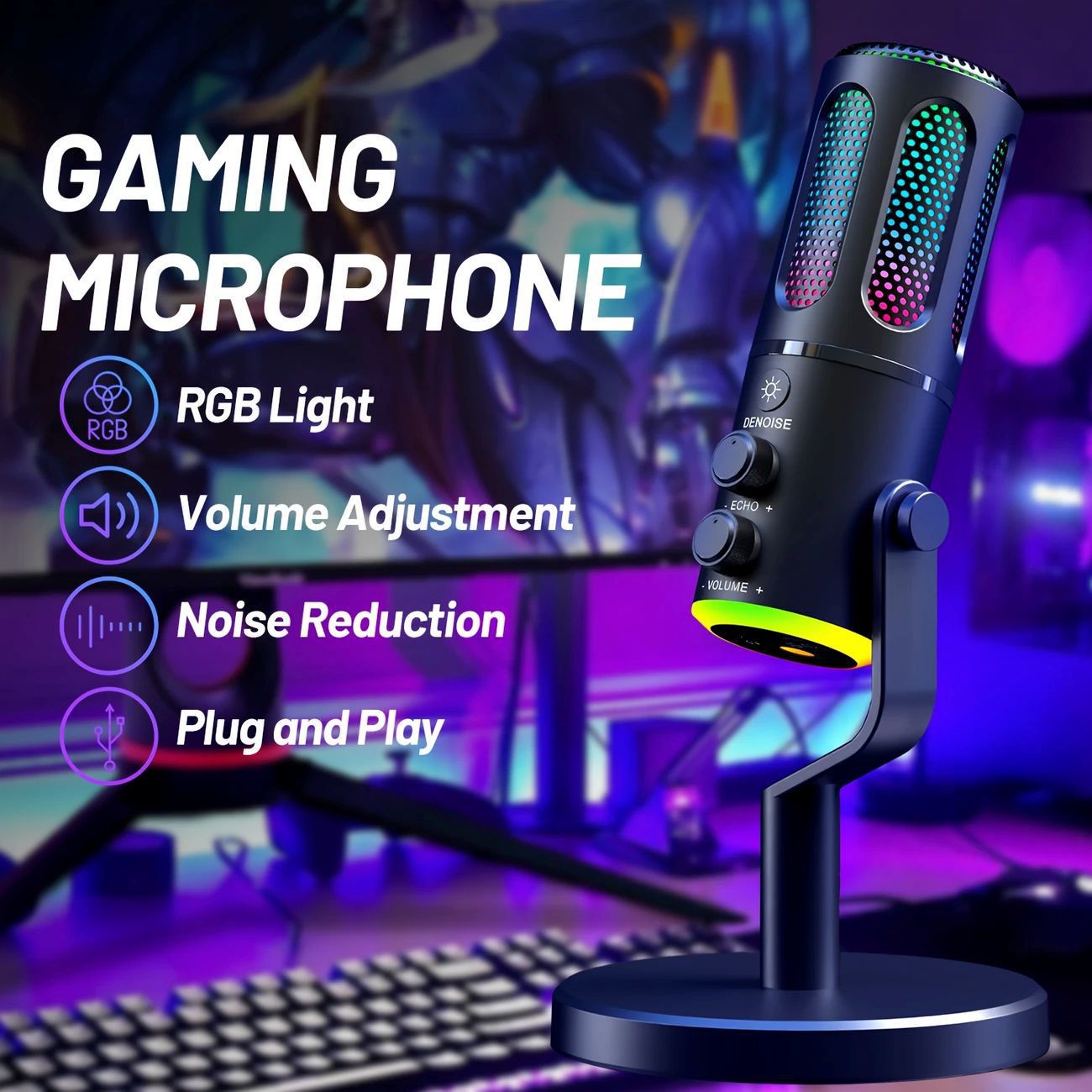 USB-gamingmicrofoon SU8 voor p - Pc Gaming Live Streaming recensie en prijs