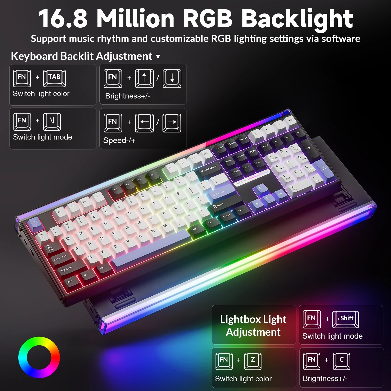AULA H108 Tri-Mode Mechanisch  - Pc Gaming Uk recensie en prijs