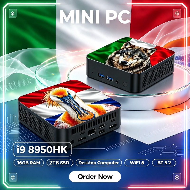 2026 Intel i9 8950HK Mini PC G - Pc Gaming Desktop recensie en prijs