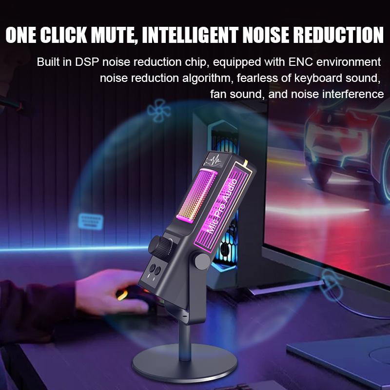 Rgb-condensatormicrofoon podca - Pc Gaming Live Streaming recensie en prijs