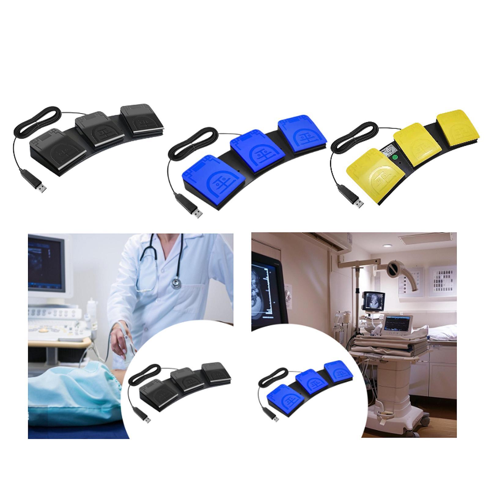 USB drievoudige voetpedaal voo - Usb Foot Pedal Gaming recensie en prijs